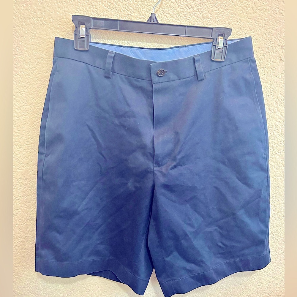 Blue Brooks Brothers Lightweight Advantage Chino Shorts W31